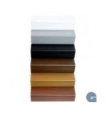 Angle baseboards and door handles