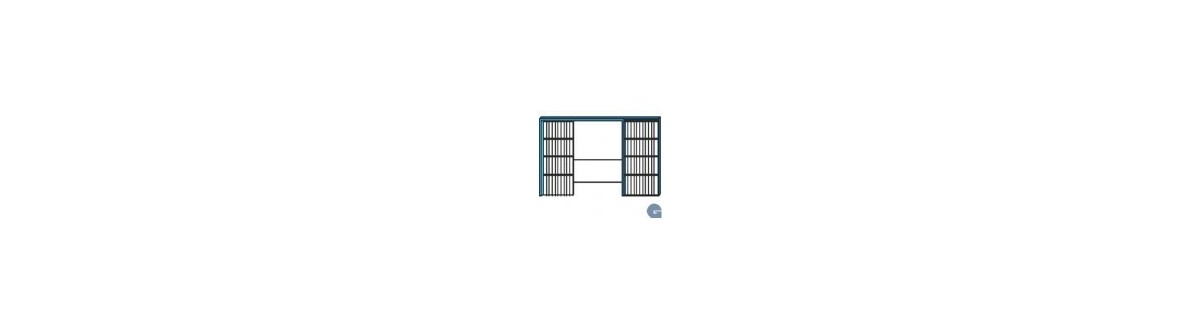 Counterframes para puertas correderas
