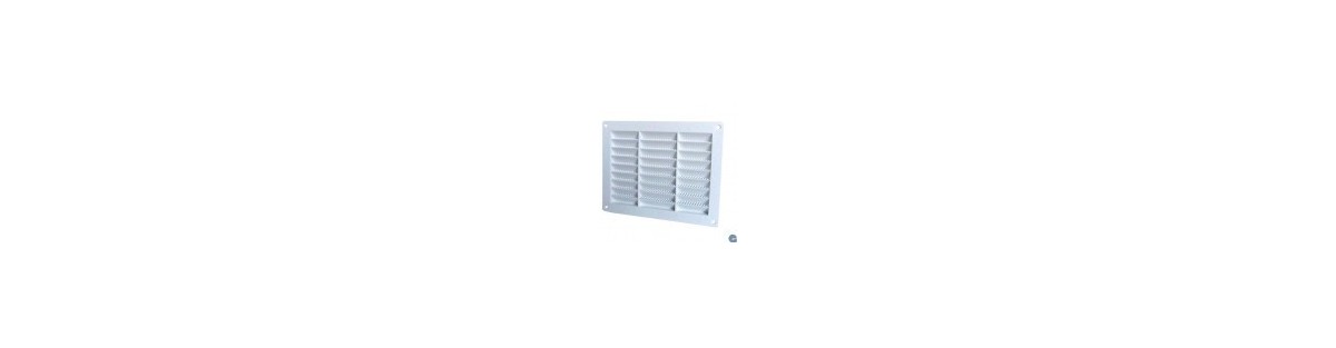 Hygienic fittings profiles and ventilation grilles